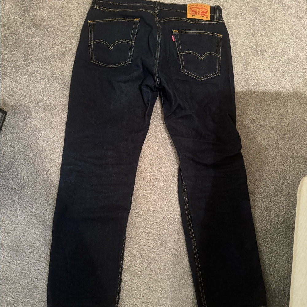 Levi's Dark Blue Straight Men's Jeans
